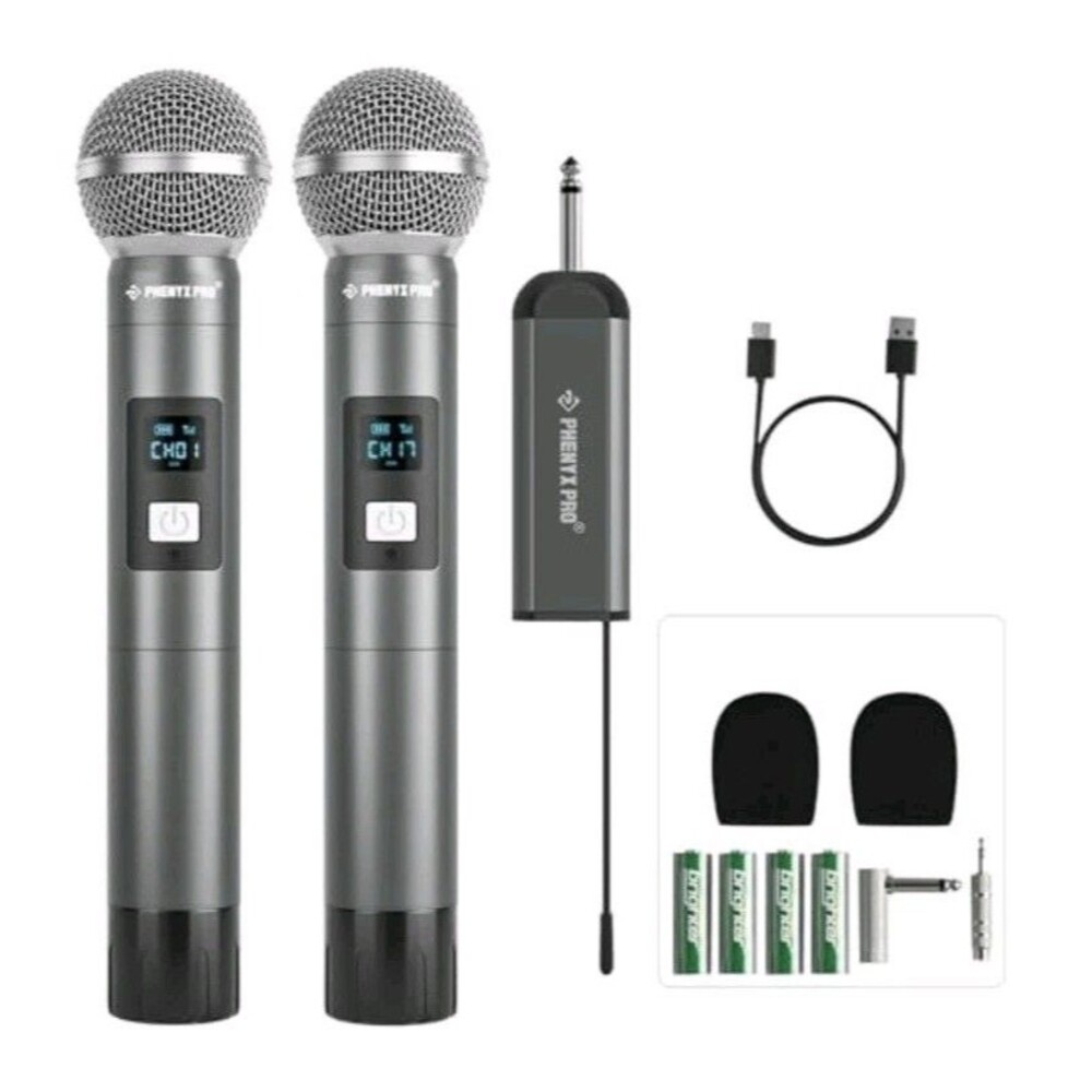New PDP 2-2H Dual Digital Wireless Microphone System with 2 Handheld
